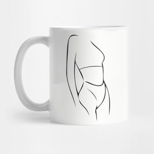 Beauty Body Line Art Mug